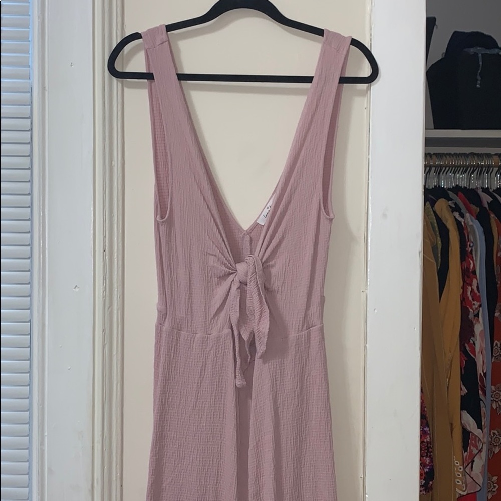 Purple cut out jumpsuit!